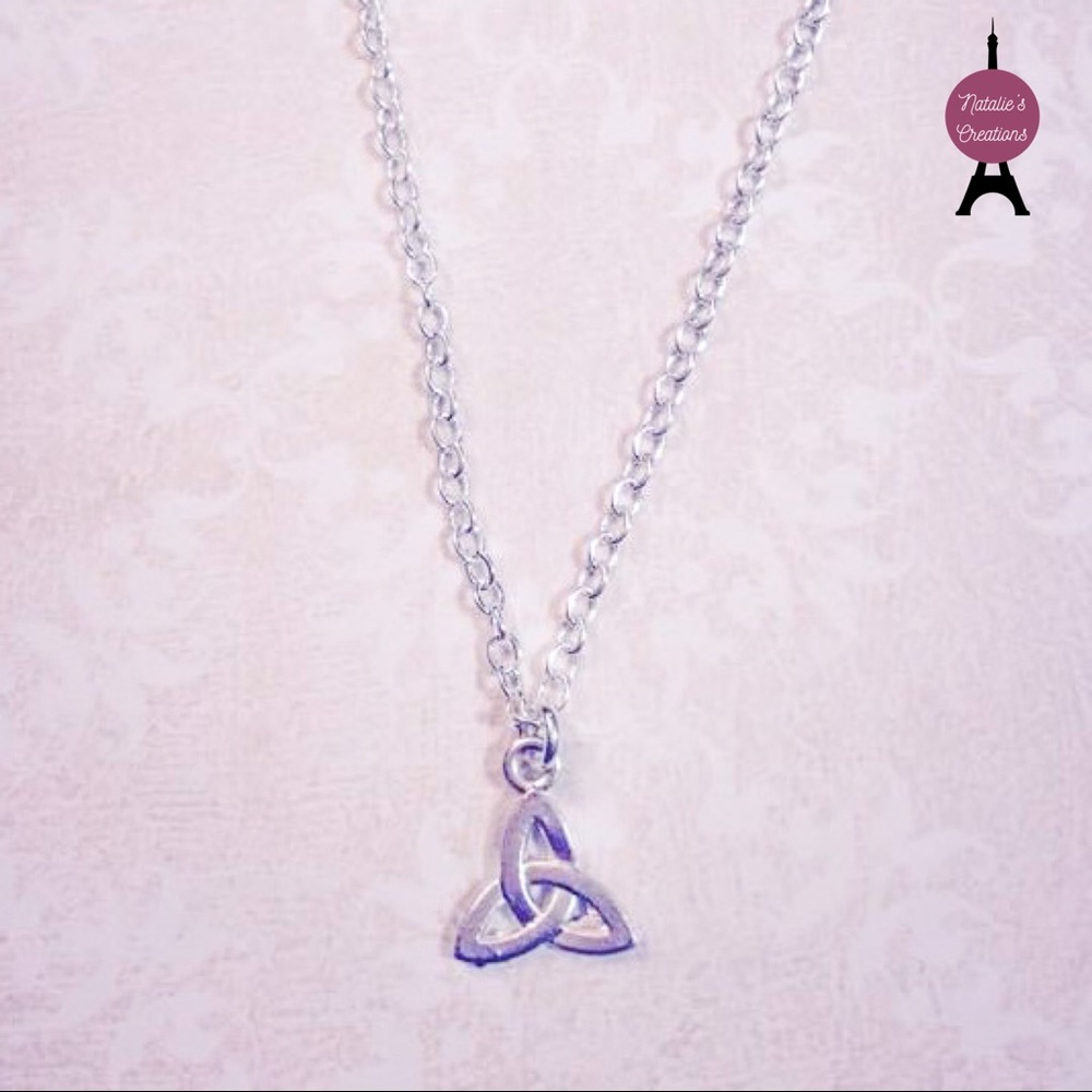 Shiny Celtic Knot Necklace